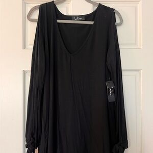 Lulus Long Sleeve Shift Dress